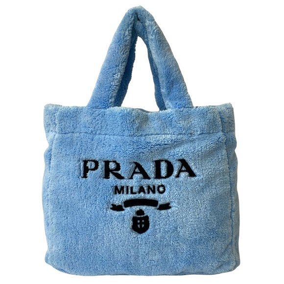 PRADA Blue Tote Bag - Picture 1 of 10